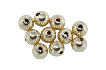 14K Gold Filled 4mm Round Beads - 10 Pieces