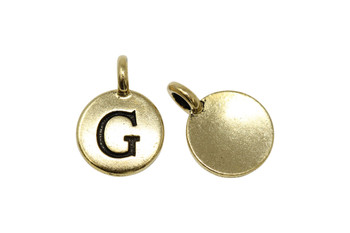 G Alphabet Charm - Gold Plated