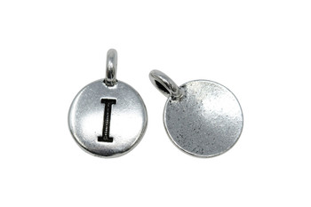 I Alphabet Charm - Silver Plated