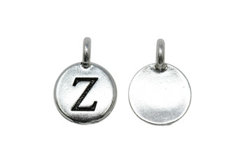 Z Alphabet Charm - Silver Plated