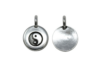 Yin Yang Charm - Silver Plated