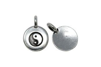 Yin Yang Charm - Silver Plated