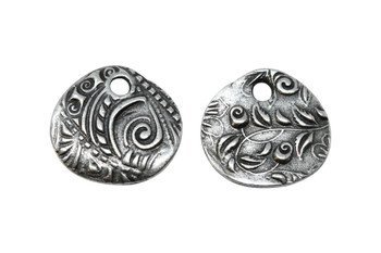 Jardin Medium Charm - Antique Pewter