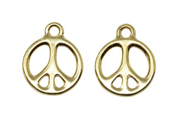 Peace Charm  - Gold Plated