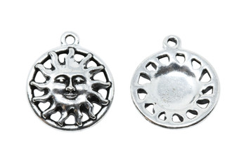 Sunshine Charm - Silver Plated