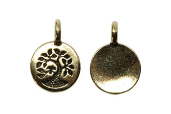 Tree Charm - Gold Plated