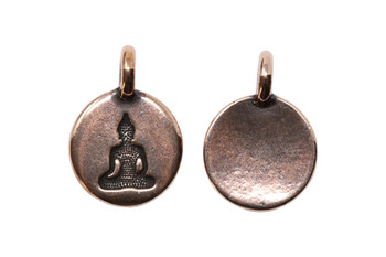 Buddha Charm - Copper Plated