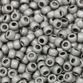 Size 8 Toho Seed Beads -- F451D Nickel Matte