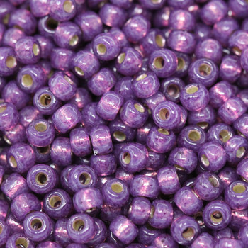 Size 8 Miyuki Seed Beads -- D4248 Duracoat Light Amethyst Silver Lined