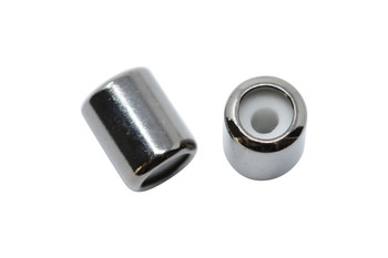 Silicone Barrel Bead - 7mm Gunmetal