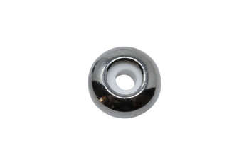 Gunmetal Plated  8x4mm Silicone Rondelle Bead
