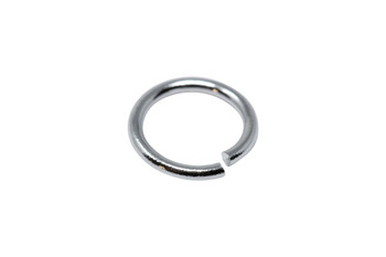 Rhodium Plated 7.8mm Round 19 Gauge OPEN Jump Rings - 20 Pieces