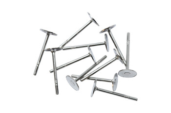 Surgical Steel 4mm Glue On Posts - 10 Pieces