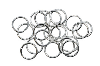 Silver Plated 10mm Round 18 Gauge OPEN Jump Rings - 20 Pieces