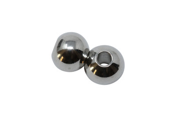 Stainless Steel Polished 6mm Round Beads - 20 Pieces