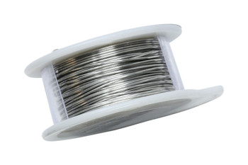 22 Gauge Craft Wire 8 Yards - Brushed Silver