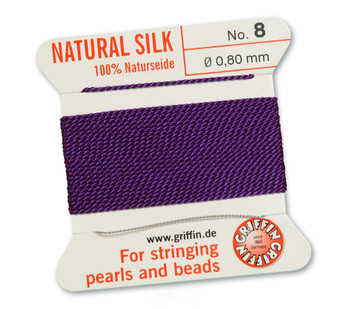 Griffin® Silk Cord Amethyst #8