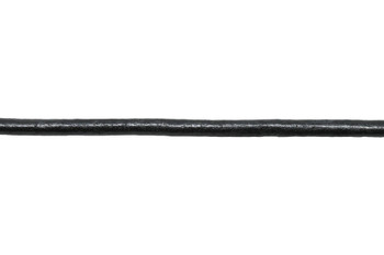 Gunmetal 1.5mm Leather Cord - Sold by the Foot
