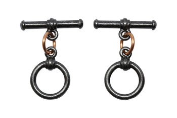 Bar and Ring Toggle Bar and Eye - Black Plated