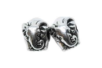 Elephant Euro Bead - Silver Plated