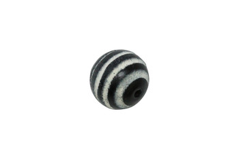 Matte Ebony Kamagong Wood 20mm Round - Individual