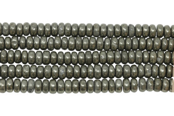 Pyrite Polished 3x6mm Rondelle