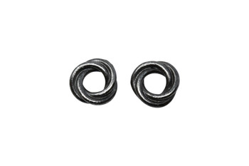 Twisted 8mm Spacer Bead - Black Plated