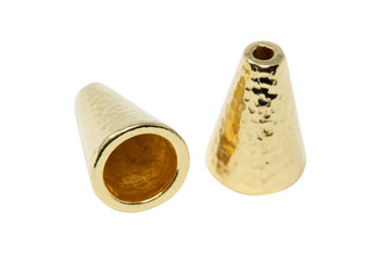 Hammertone 16mm Cone - Gold Plated