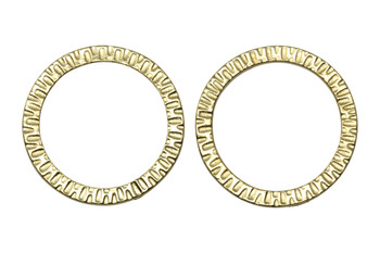 1.25-inch Radiant Ring - Gold Plated