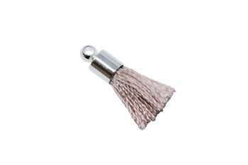 Blush 17-20mm Tassel with Silver Cap