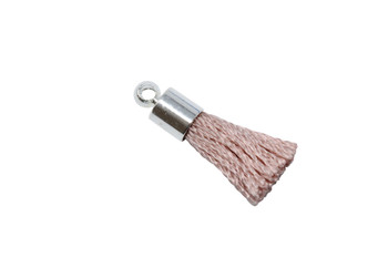 Rose 17-20mm Tassel with Silver Cap