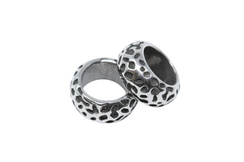 Stainless Steel 5x10mm Rondelle Coral Bead