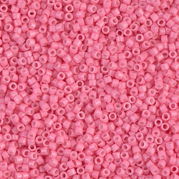 Delicas Size 11 Miyuki Seed Beads -- 2117 Duracoat Opaque Carnation