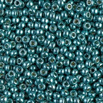 Size 8 Miyuki Seed Beads -- D4217 Duracoat Galvanized Teal