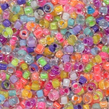 Size 11 Miyuki Seed Beads -- Neon Mix