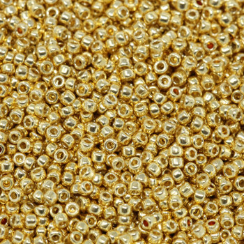 Size 15 Toho Seed Beads -- P471 Galvanized Gold