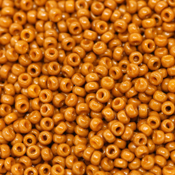 Size 11 Miyuki Seed Beads -- D4458 Duracoat Opaque Persimmon