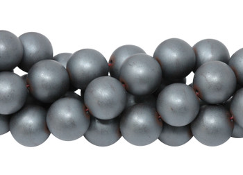 Hematite Matte 12mm Round