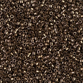 Delicas Size 11 Miyuki Seed Beads -- 022 Metallic Bronze