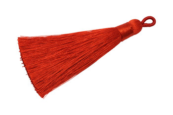 Coral Red 3 Inch Tassel