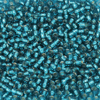 Size 11 Toho Seed Beads -- 19G Light Green Aqua / Silver Lined