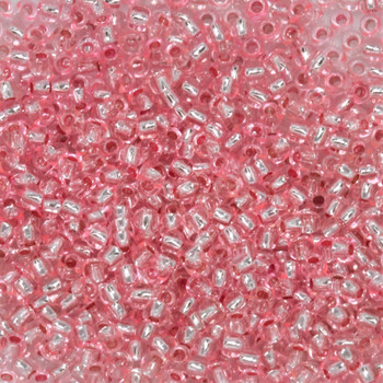 Size 11 Toho Seed Beads -- 22A Pink / Silver Lined