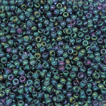 Size 11 Toho Seed Beads -- 319C Purple / Teal Luster