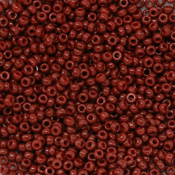 Size 11 Miyuki Seed Beads -- D4470 Duracoat Opaque Mahogany