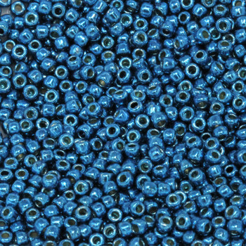 Size 11 Toho Seed Beads -- P495E Galvanized Dark Teal