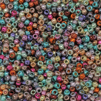 Size 11 Miyuki Seed Beads -- Galvanized Funfetti