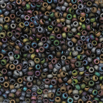 Size 11 Miyuki Seed Beads -- Mix 24 Heavy Metals Matte