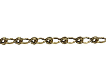 Gold Plated 6x3.5mm Ladder Chain - Sold By 6 Inches