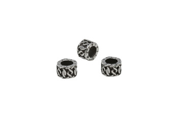 Stainless Steel 10x7mm Celtic Rope Tire