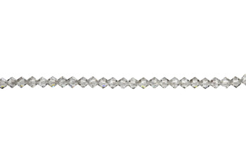 Swarovski Crystal Silver Shade 5328 4mm Bicones